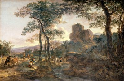 طريق جبلي بواسطة جان ديركز بوث